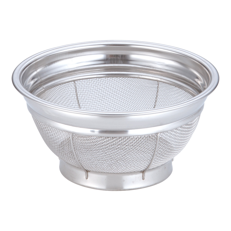 18-8浅型ざる 18cm 1袋(ご注文単位1袋)【直送品】