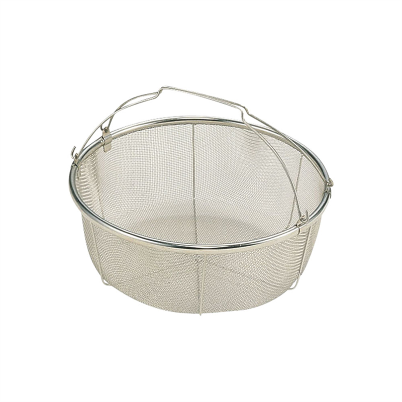 18-8手付丸洗い篭 1袋(ご注文単位1袋)【直送品】