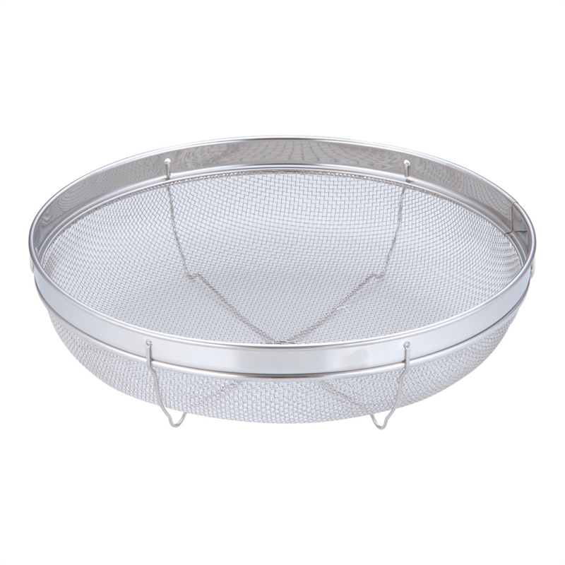 18-8　エイブル　浅型ザル 25cm（12メッシュ） 1個（ご注文単位1個）【直送品】