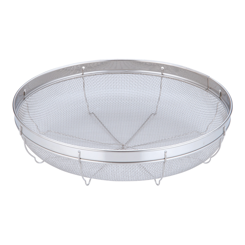 18-8　エイブル　浅型ザル 28cm（12メッシュ） 1個（ご注文単位1個）【直送品】