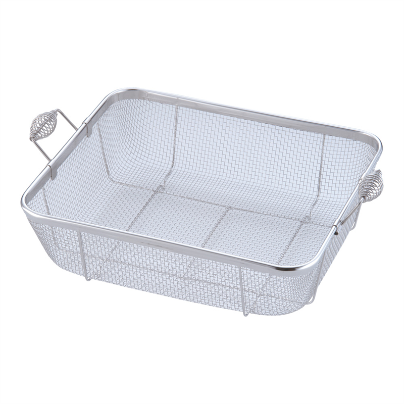18-8クリーンバスケット A型 浅型 大 1袋(ご注文単位1袋)【直送品】