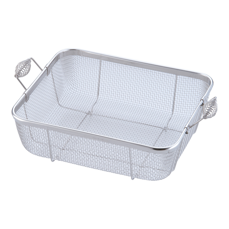 18-8クリーンバスケット A型 浅型 中 1袋(ご注文単位1袋)【直送品】