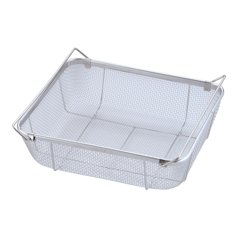 18-8クリーンバスケット B型 浅型 大 1袋(ご注文単位1袋)【直送品】