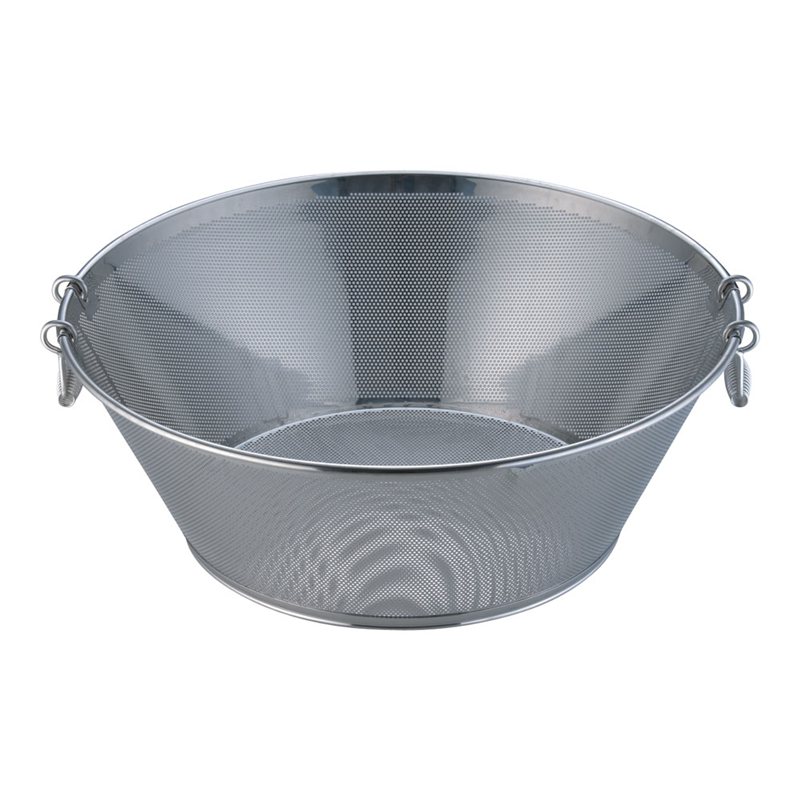 UK18-8パンチング平底揚ざる 60cm 1袋（ご注文単位1袋）【直送品】