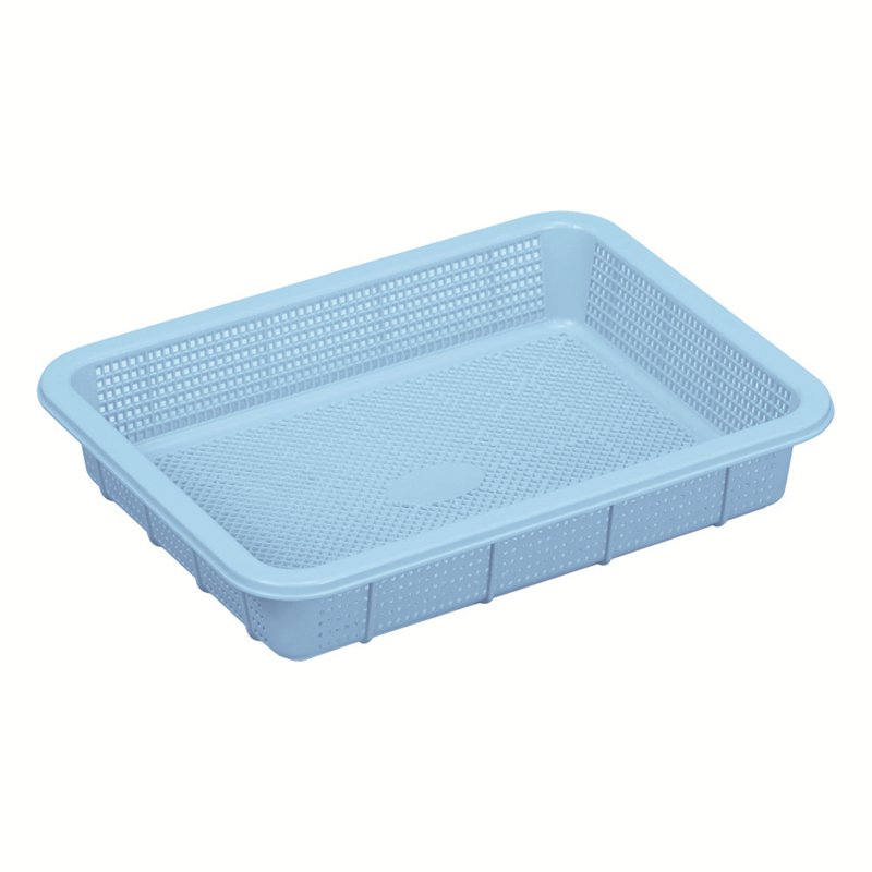 トンボ　アシスト　抗菌角ざる（PP） 浅3型　ブルー 1個（ご注文単位1個）【直送品】