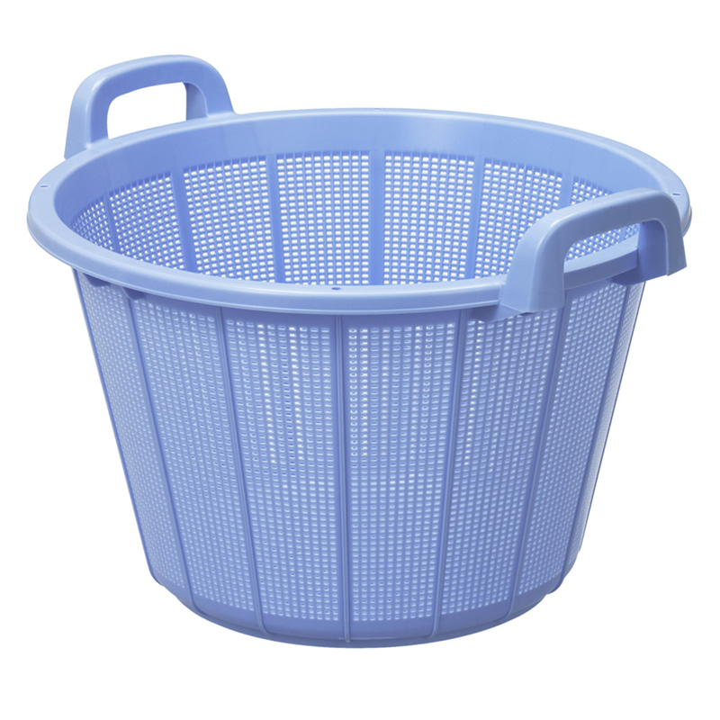 トンボ　抗菌カラーざる 手付　55型　　ブルー 1個（ご注文単位1個）【直送品】