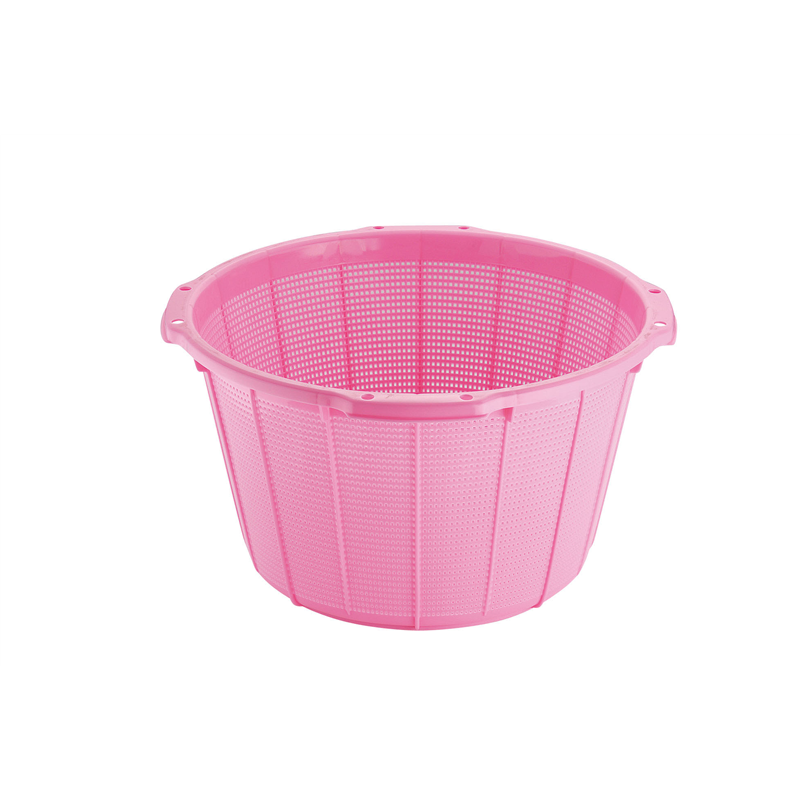 セキスイ　ザルカゴ（ポリエチレン） #30　ピンク 1個（ご注文単位1個）【直送品】
