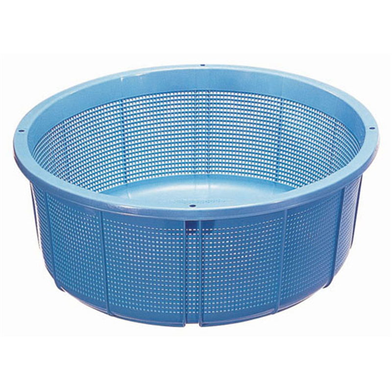 セキスイ　ザルカゴ（ポリエチレン） #35　ブルー 1個（ご注文単位1個）【直送品】