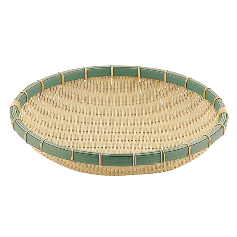 PP　竹　丸型　深ざる 40型　RB-400-BB 1袋（ご注文単位1袋）【直送品】