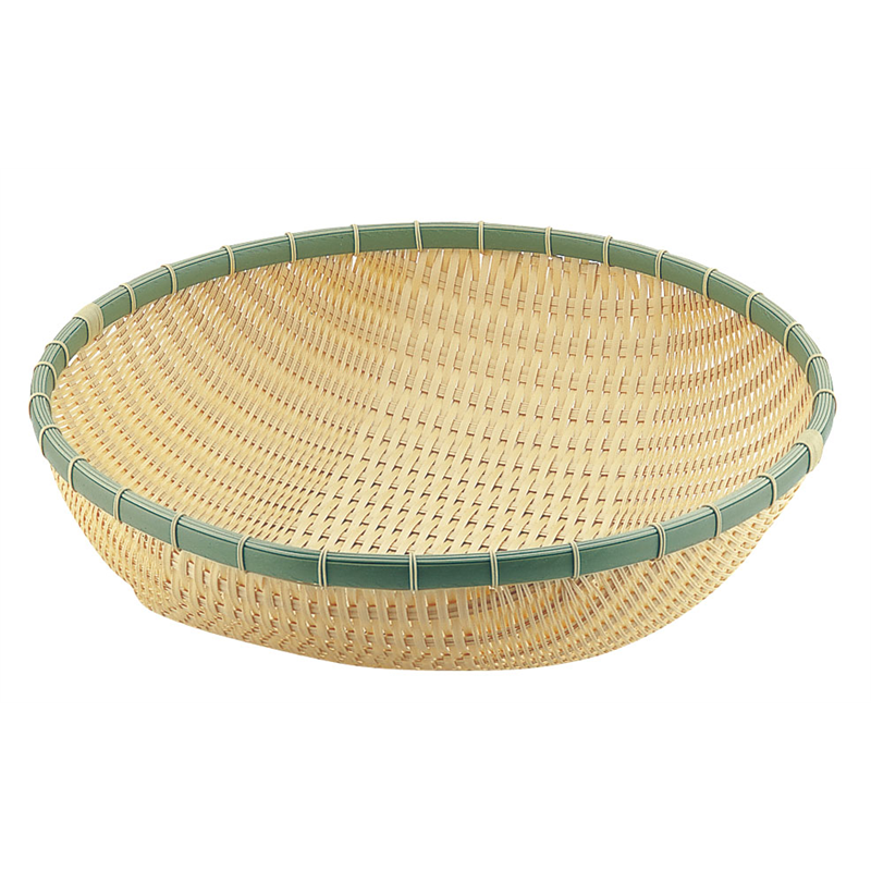 PP　竹　丸型　深ざる 45型　RB-450-BB 1袋（ご注文単位1袋）【直送品】