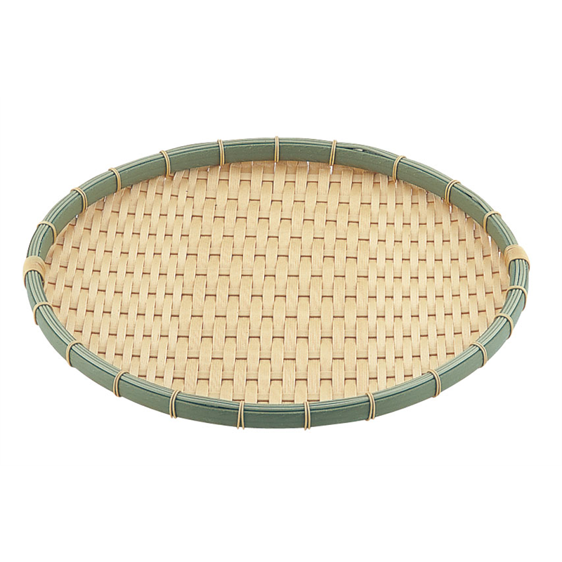 PP　竹　丸型　浅ざる 45型　RT-450-BB 1袋（ご注文単位1袋）【直送品】