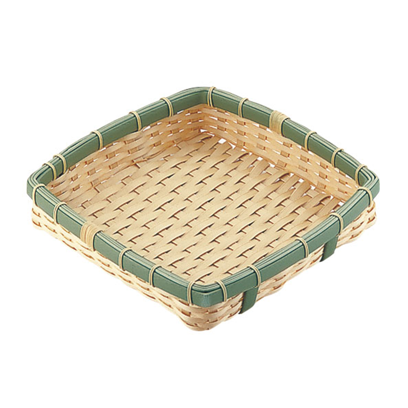 PP　竹　角型　深ざる 30型　OB-300-BB 1袋（ご注文単位1袋）【直送品】