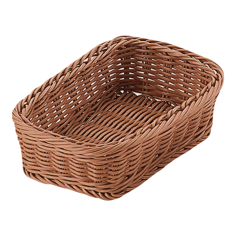 PP角型バスケット　ブラウン 18型　RE-304-BR 1袋（ご注文単位1袋）【直送品】