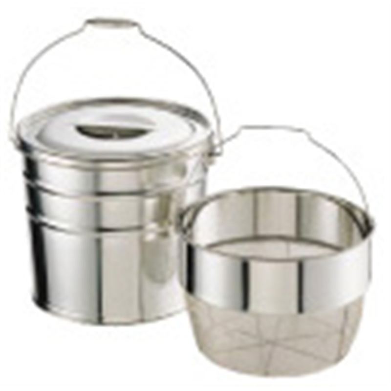 18-8バケットⅡ洗いカゴタイプ 18L　中目 1箱（ご注文単位1箱）【直送品】