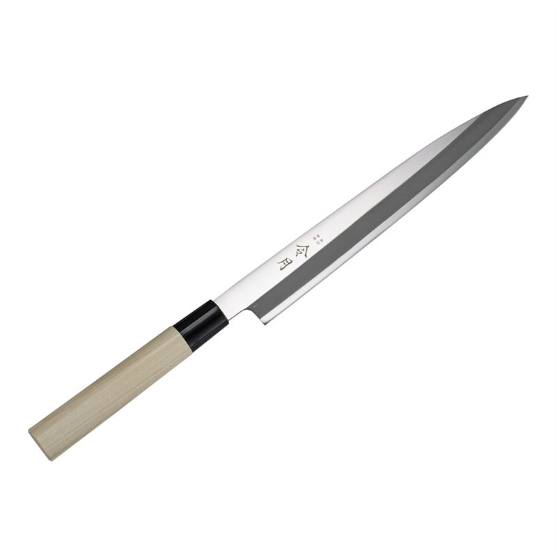 令月　ステンレス鋼和庖丁　柳刃（片刃） FC-1077　24cm 1箱（ご注文単位1箱）【直送品】