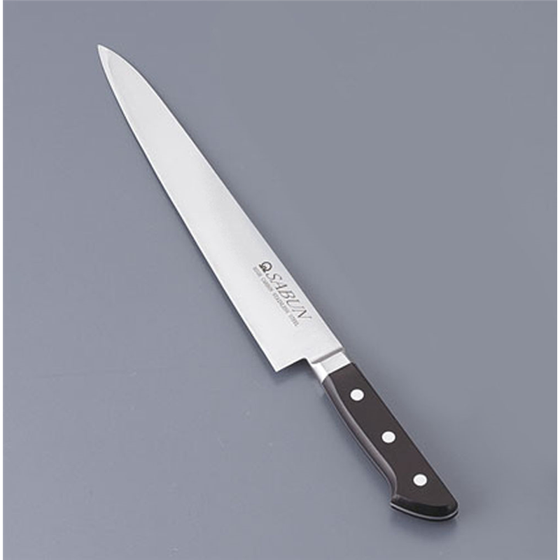 SABUNステンレス鋼　筋引　左利き用 24cm 1箱（ご注文単位1箱）【直送品】