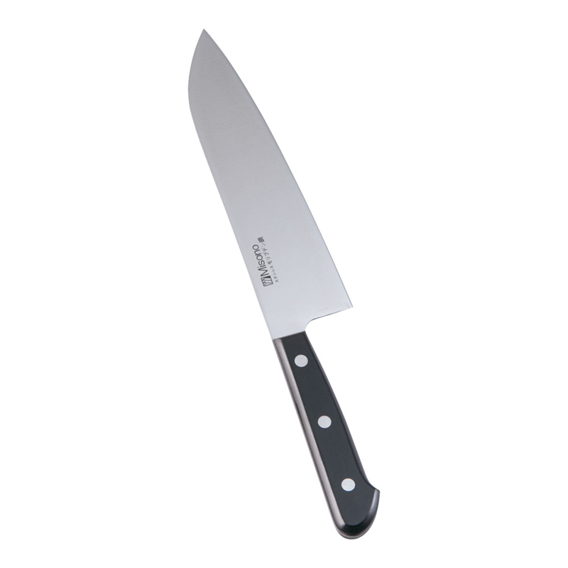 ミソノモリブデン鋼　三徳庖丁（ツバナシ） №681　　18cm 1箱（ご注文単位1箱）【直送品】