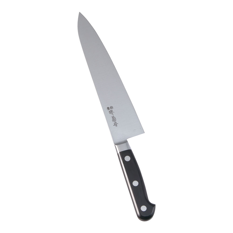 堺菊守日本鋼(口金付)牛刀 21cm 1箱(ご注文単位1箱)【直送品】