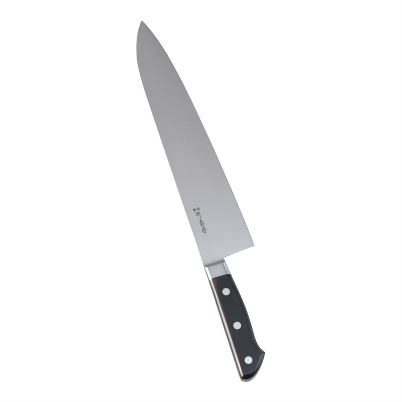 堺菊守日本鋼(口金付)牛刀 30cm 1箱(ご注文単位1箱)【直送品】