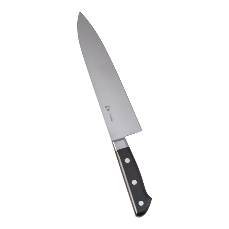 堺菊守日本鋼（口金付）洋出刃 24cm 1箱（ご注文単位1箱）【直送品】