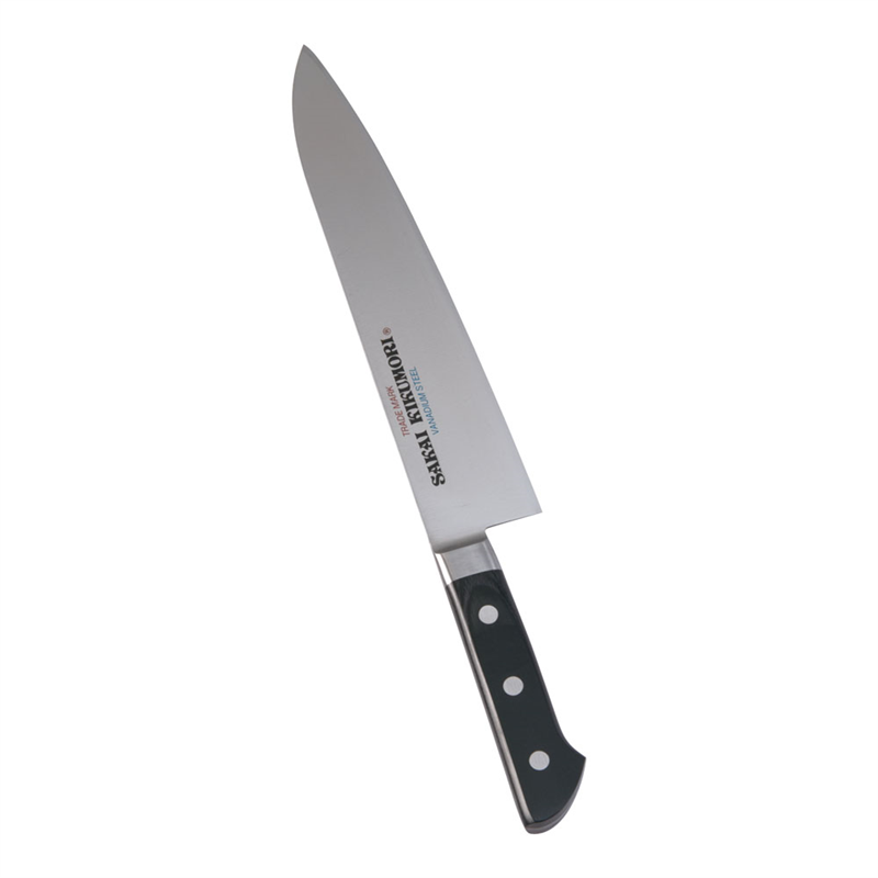 堺菊守SKKバナジウム鋼 牛刀 24cm 1箱(ご注文単位1箱)【直送品】