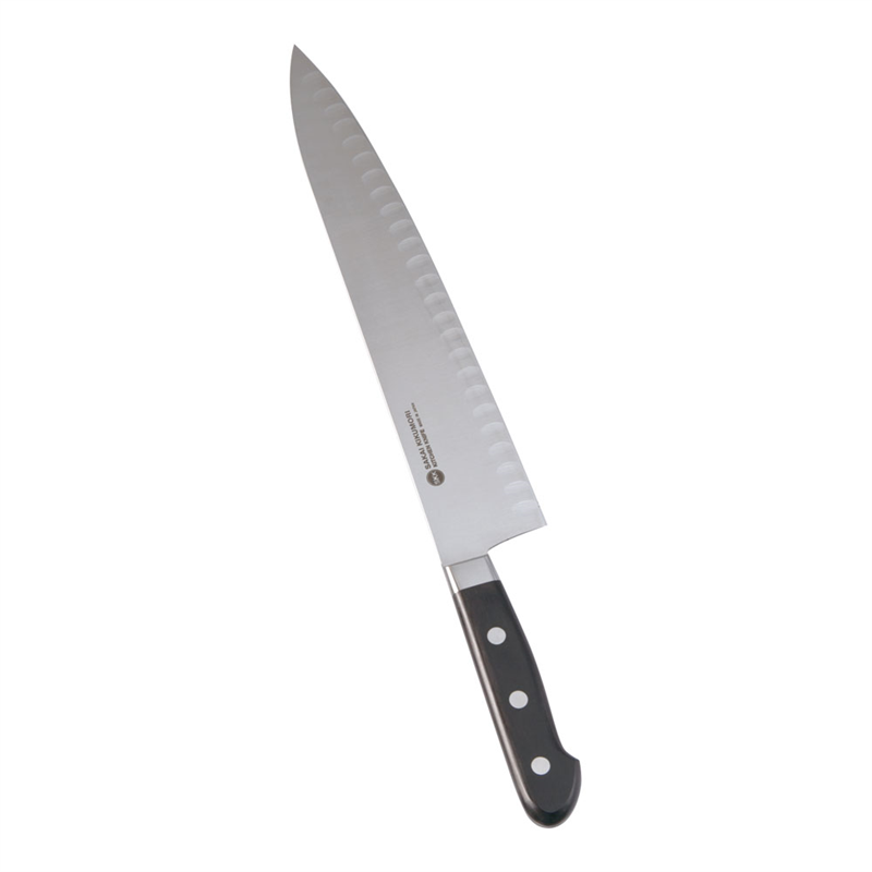 堺 菊守 特殊ステンレス鋼 牛刀サーモン 27cm 1箱(ご注文単位1箱)【直送品】