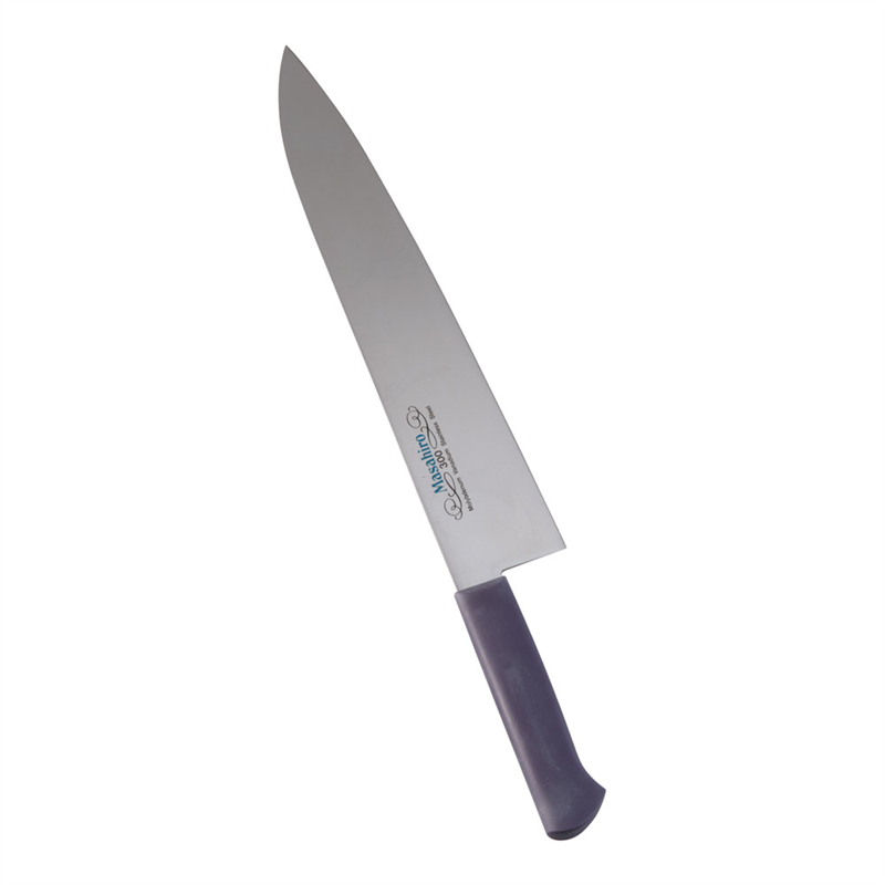 正広作 プラ柄MV鋼 牛刀(両刃) 13914 30cm 1箱(ご注文単位1箱)【直送品】