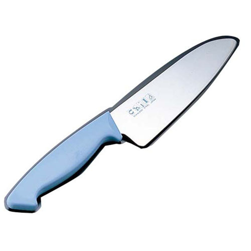 チャイルド庖丁（両刃） ブルー 1箱（ご注文単位1箱）【直送品】