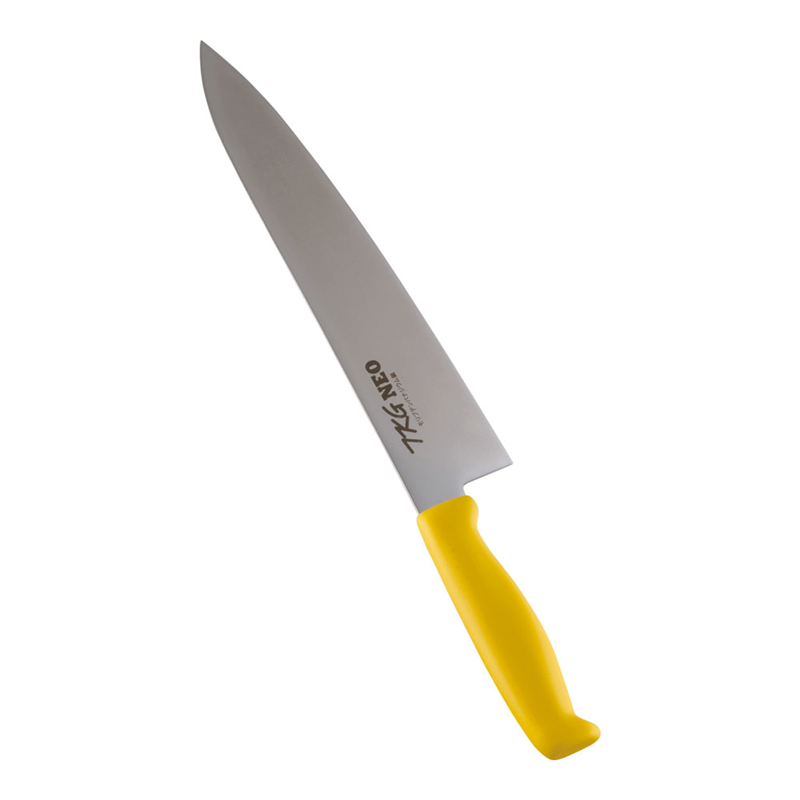 TKG-NEO(ネオ)カラー 牛刀 27cm イエロー 1箱(ご注文単位1箱)【直送品】