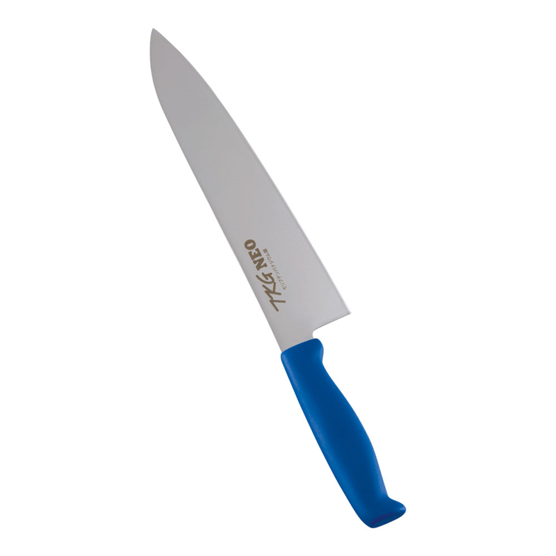 TKG-NEO（ネオ）カラー　牛刀 24cm　ブルー 1箱（ご注文単位1箱）【直送品】
