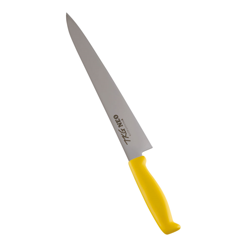 TKG-NEO(ネオ)カラー 筋引 27cm イエロー 1箱(ご注文単位1箱)【直送品】