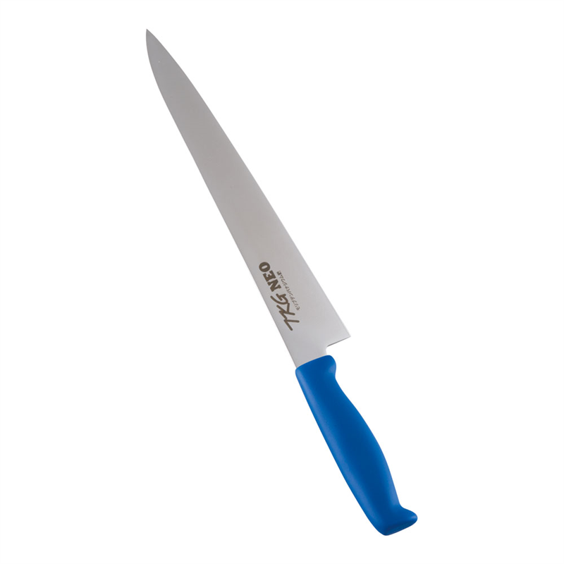 TKG-NEO（ネオ）カラー　筋引 27cm　ブルー 1箱（ご注文単位1箱）【直送品】