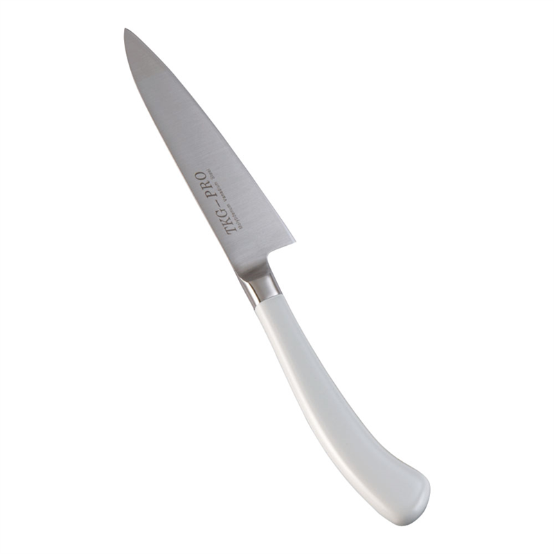 TKG　PRO　抗菌カラーぺティーナイフ （両刃）　12cm　ホワイト 1箱（ご注文単位1箱）【直送品】