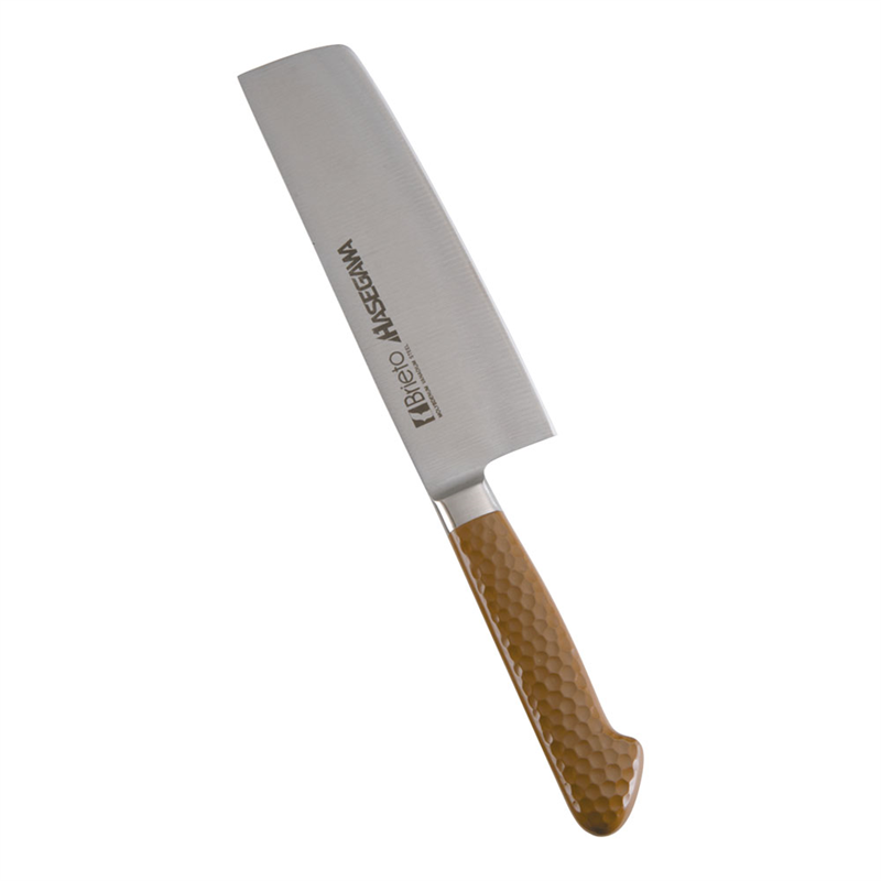 抗菌カラー庖丁 菜切 16cm MNK-160 ブラウン 1箱(ご注文単位1箱)【直送品】