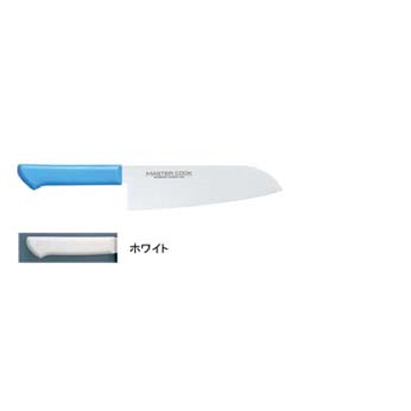 マスターコック抗菌カラー庖丁　万能庖丁 MCBK-175　ホワイト 1箱（ご注文単位1箱）【直送品】
