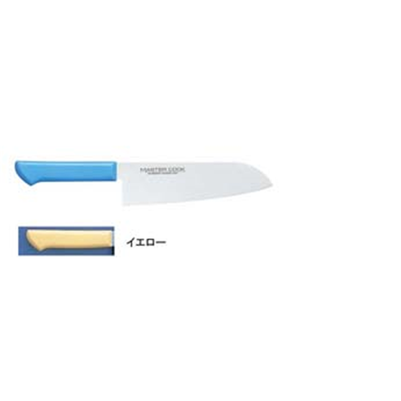 マスターコック抗菌カラー庖丁　万能庖丁 MCBK-175　イエロー 1箱（ご注文単位1箱）【直送品】