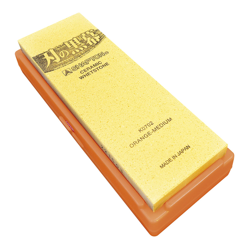 シャプトン セラミック砥石 刃の黒幕 #1000中砥石 オレンジ 1箱(ご注文単位1箱)【直送品】