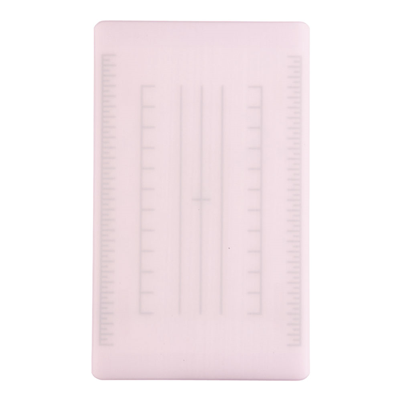調理用積層式目盛り入りまな板　長方形 M　ピンク 1袋（ご注文単位1袋）【直送品】