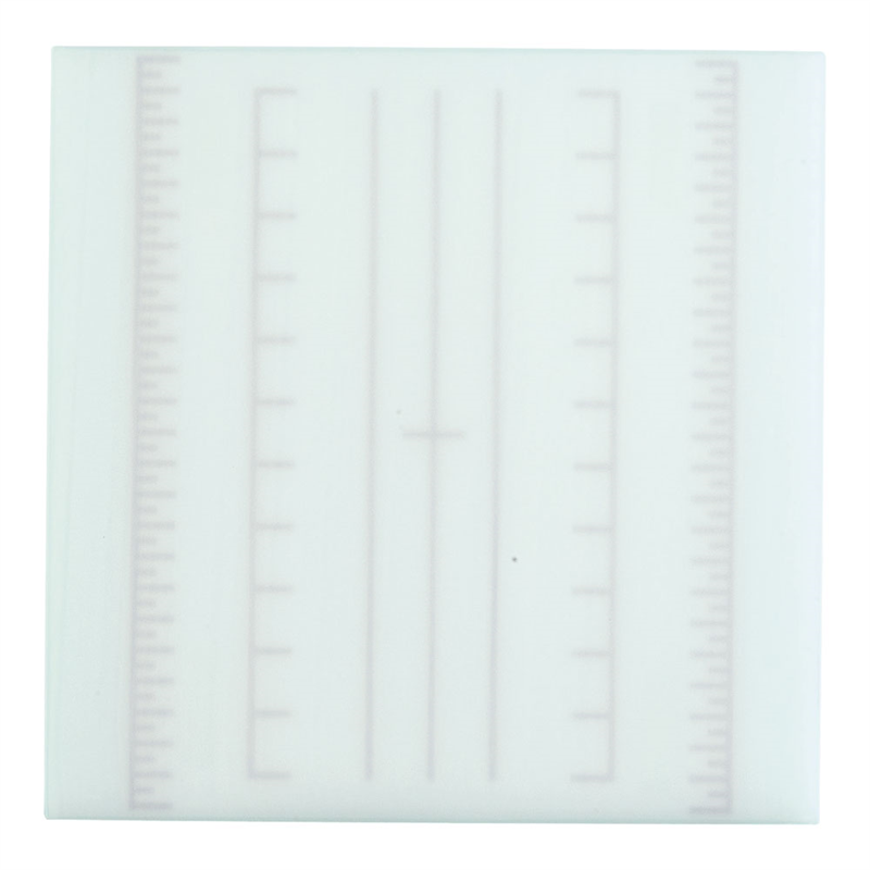 調理用積層式目盛り入りまな板　正方形 S　ブルー 1袋（ご注文単位1袋）【直送品】