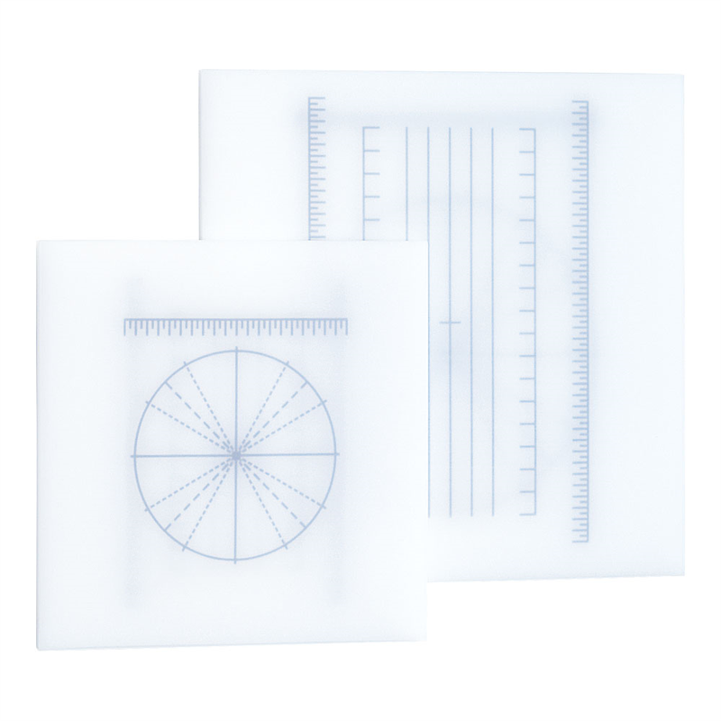 積層プラスチック目盛り付きまな板 中 1袋（ご注文単位1袋）【直送品】