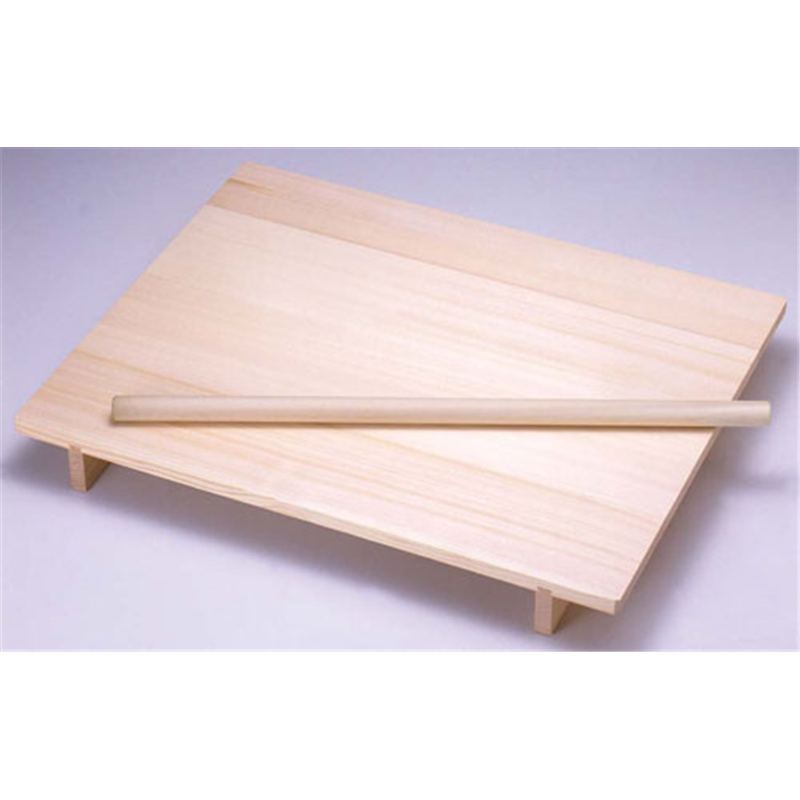 木製　のし板　めん棒付（桐材） 大 1箱（ご注文単位1箱）【直送品】