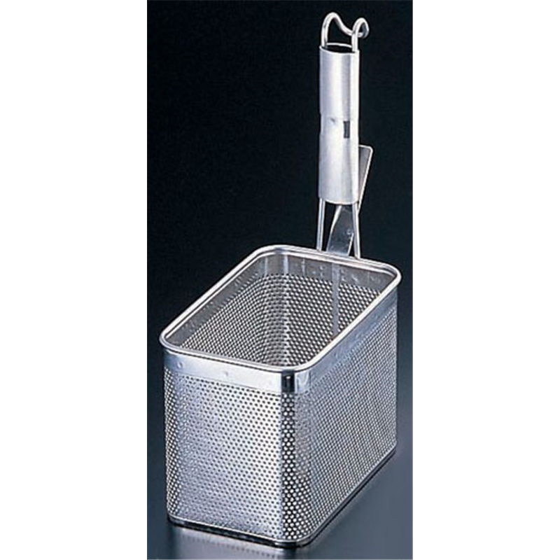 UK18-8パイプ柄パンチング角てぼ縦型 L 1袋（ご注文単位1袋）【直送品】