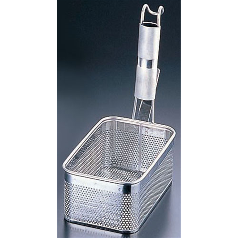 UK18-8パイプ柄パンチング角てぼ縦型 S 1袋（ご注文単位1袋）【直送品】