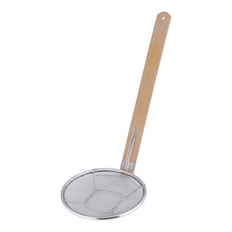 18-8竹柄そば揚　立柄 18cm 1個（ご注文単位1個）【直送品】