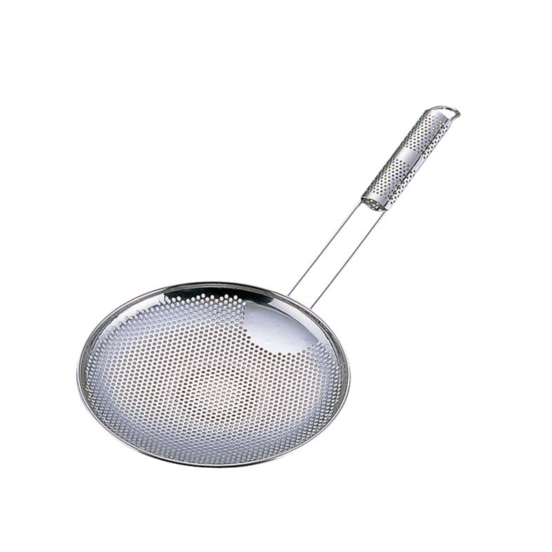 UK18-8パンチング　そば揚げ　ヨコ型 24cm 1袋（ご注文単位1袋）【直送品】