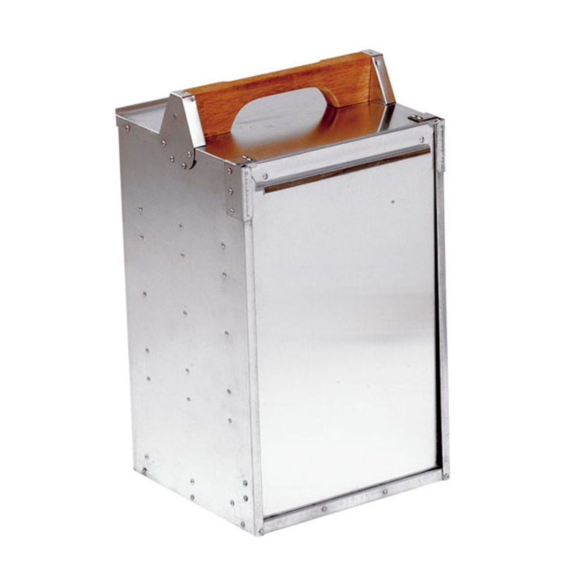 アルミ　出前箱 縦3段 1箱（ご注文単位1箱）【直送品】