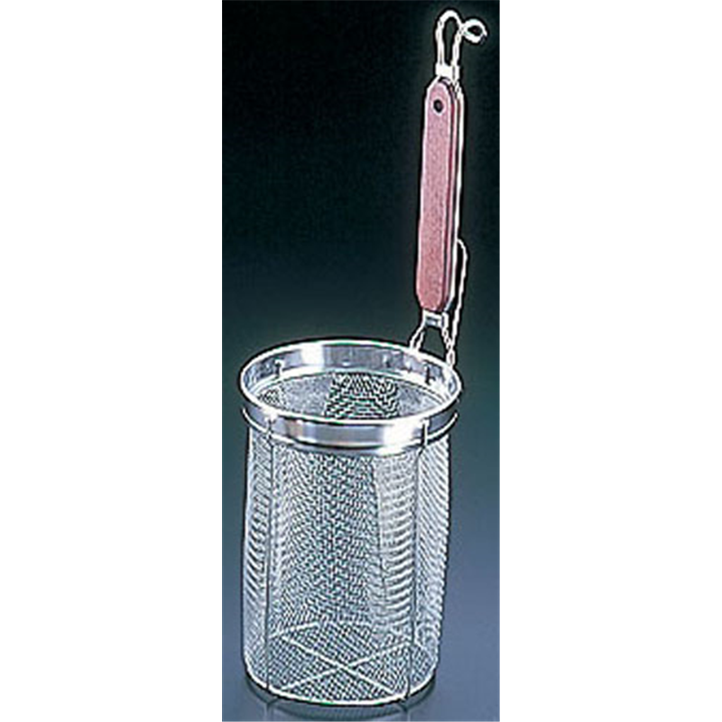 木柄　深型　底平煮ざる  1個（ご注文単位1個）【直送品】