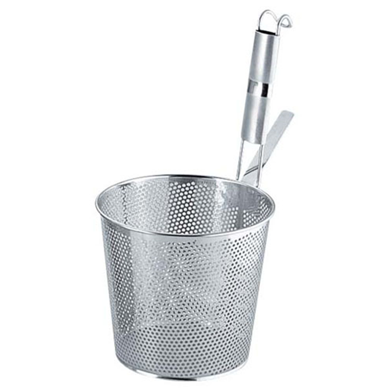 18-8パンチングパイプ柄平底うどん揚げ  1袋（ご注文単位1袋）【直送品】