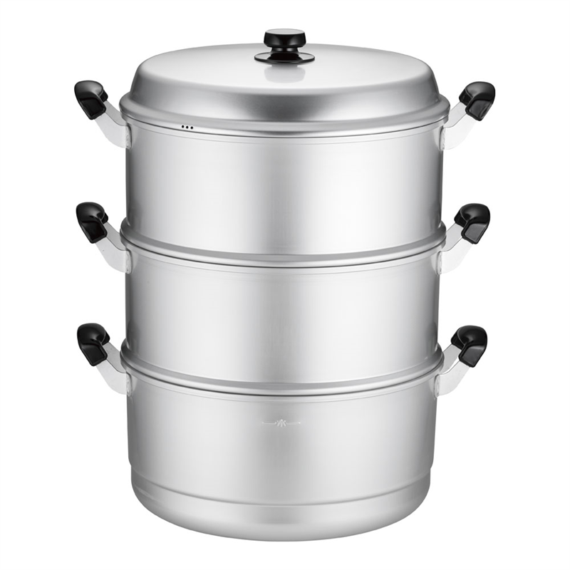 アルマイト　スチームクッカー 36cm　二重 1箱（ご注文単位1箱）【直送品】