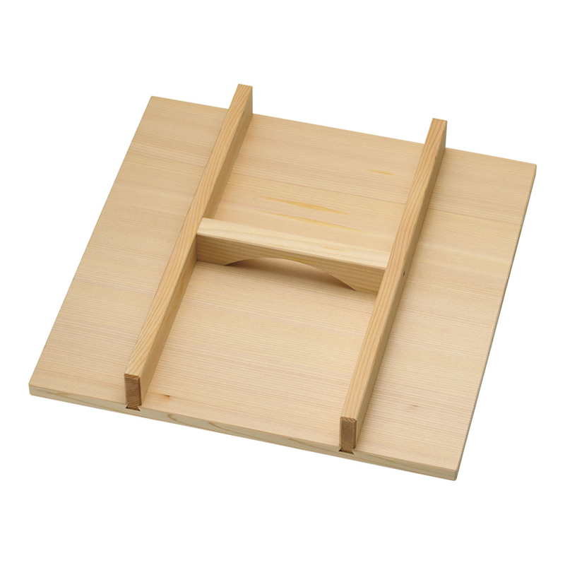 木製　角セイロ用　手付蓋（サワラ材） 33cm用 1箱（ご注文単位1箱）【直送品】